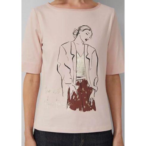 s.Oliver női póló- Pasztell-Pink