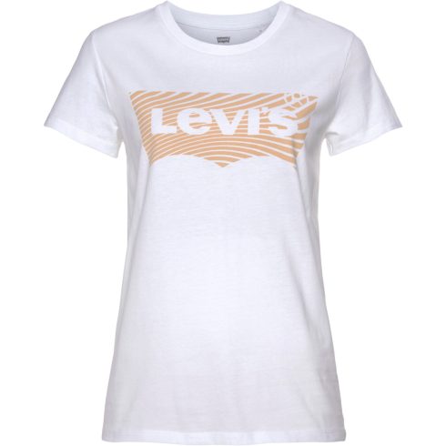 Levi's® Női póló - The perfect Tee -White+Gra