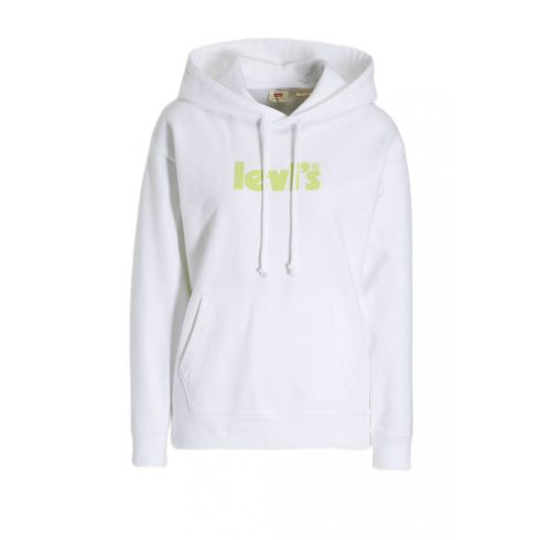 Levi's® Női pulóver - Hoodie - White/Green logo
