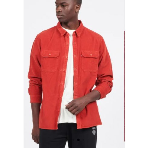 Levi's® Férfi bársony ing-Relaxed- Jackson Worker- Aura Orange