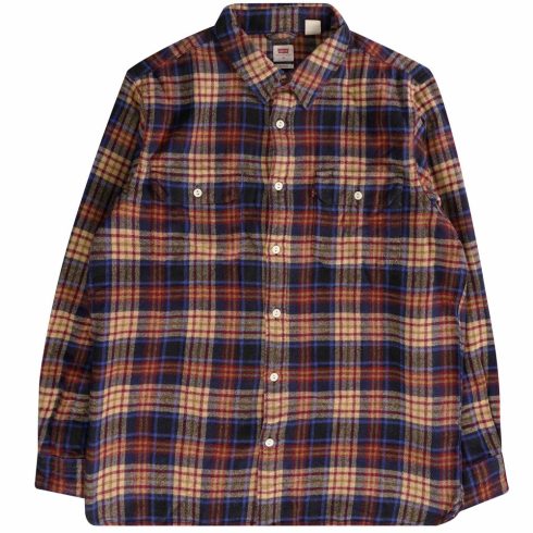 Levi's® Férfi Jackson WorkerVictor Plaid flanel ing - Multicolored Patterned