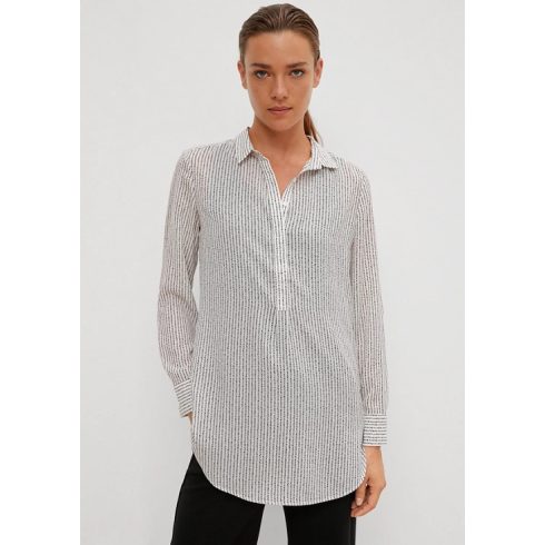 Comma, Női ing tunika - Chiffon Blouse - White