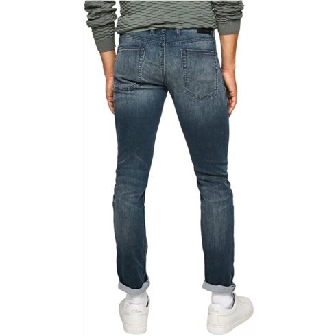 s.Oliver Knitted Denim Férfi farmernadrág - Blau