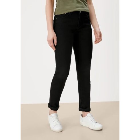 s.Oliver  Női  farmernadrág-Mid Rise-Slim-Black