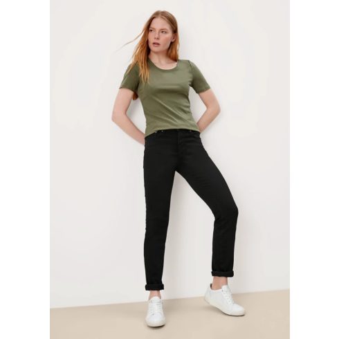 s.Oliver  Női  farmernadrág-Mid Rise-Slim-Black