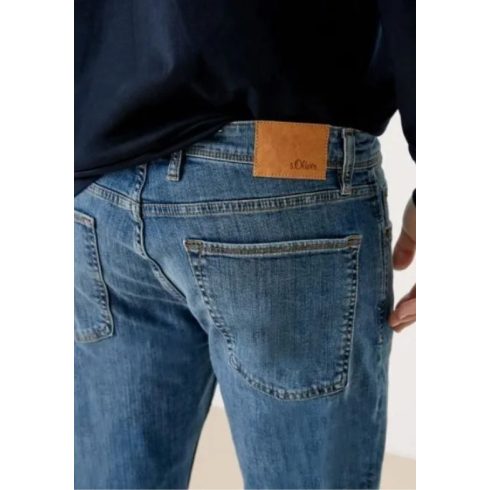 s.Oliver York Férfi farmernadrág- Worn denim blue