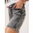 s.Oliver női short-Grey melange