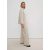 Comma női pulóver-Soft Jumper With Zip-Neck Collar-Ligh Beige
