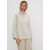 Comma női pulóver-Soft Jumper With Zip-Neck Collar-Ligh Beige