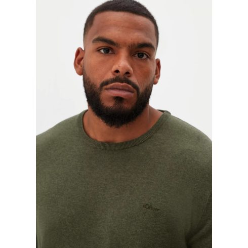 s.Oliver Big Size Férfi pulóver - Olive