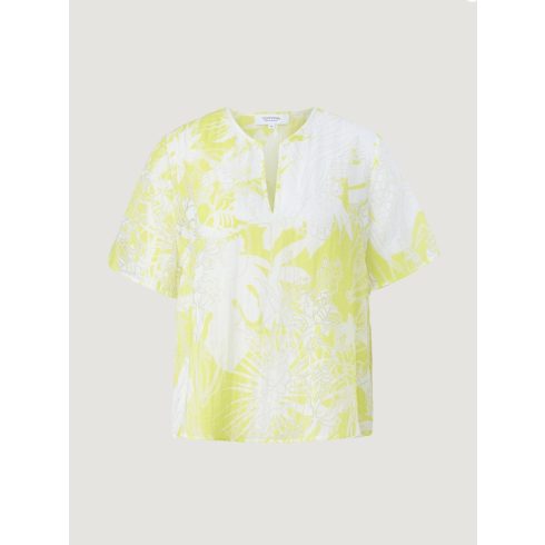 Comma női viscose blúz - Light Lemon 