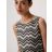 Comma női ruha-Dress with a zigzag pattern