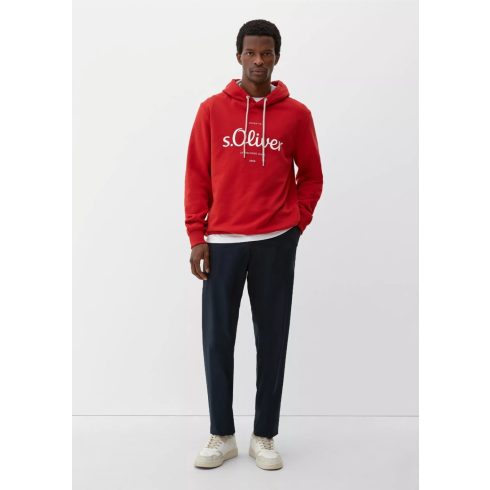 s.Oliver Férfi kapucnis pulóver - Chilli Red