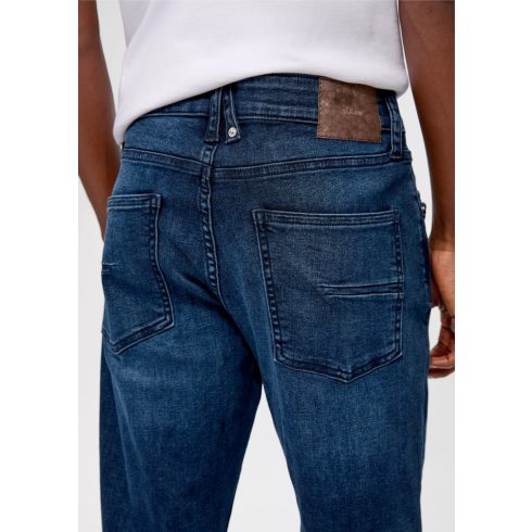 s.Oliver Slim Fit-Mid Rise  Férfi farmer nadrág - Dark Blue