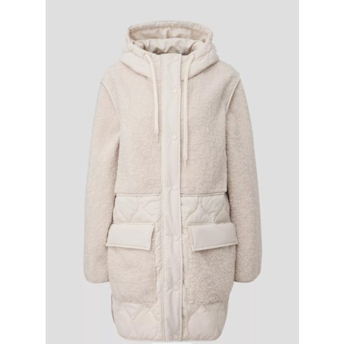 s.Oliver Teddy Plush Női kabát - Light Beige