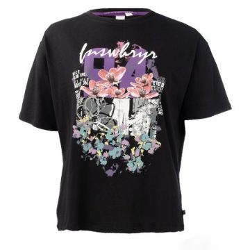 s.Oliver Q/S Női póló-Loose Fit-Black