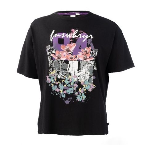 s.Oliver Q/S Női póló-Loose Fit-Black