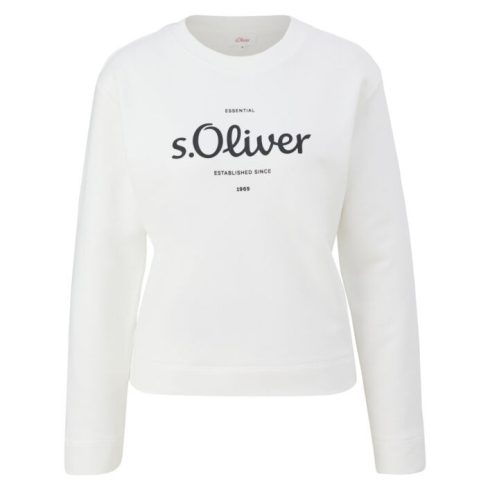 s.Oliver Női pulóver-White-Sweatshirt