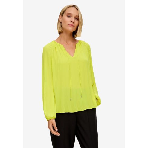 s.Oliver/Black Label-Női rakott sifon blúz