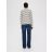   s.Oliver női felső-Long sleeve top with a stripe pattern-Ecru