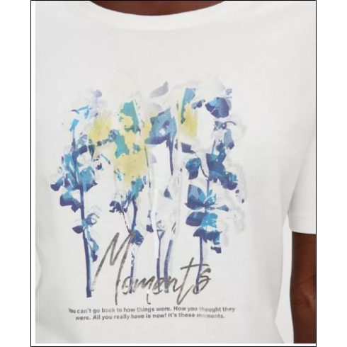 s.Oliver Női póló-Regular Fit-White