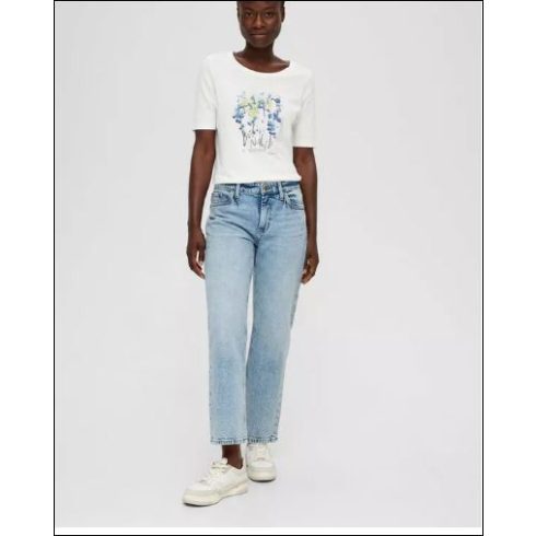 s.Oliver Női póló-Regular Fit-White