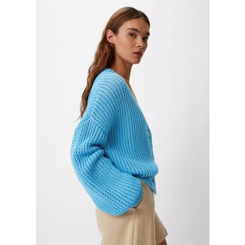 Comma Női kötött kardigán - Sky Blue