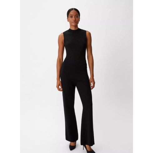 Comma, Női Regular fit-Mid Rise-Bootcut nadrág - Fekete