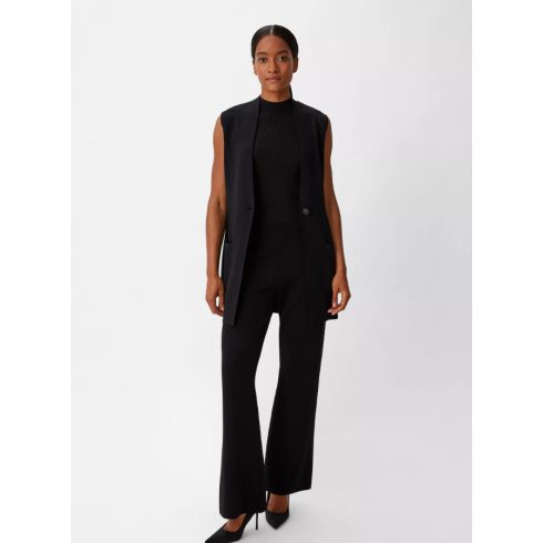 Comma, Női Regular fit-Mid Rise-Bootcut nadrág - Fekete