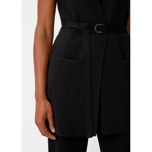 Comma női kötótt mellény-Black