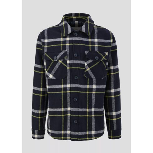 s.Oliver Outdoor-Jacket - Férfi flanel ing/ kabát-  Navy