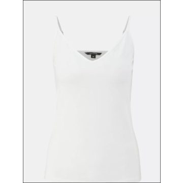 Comma Női  topp-spagetti pántos- slim Fit-White