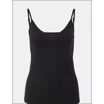 Comma, Női topp -Spagetti pántos-Slim Fit-Black