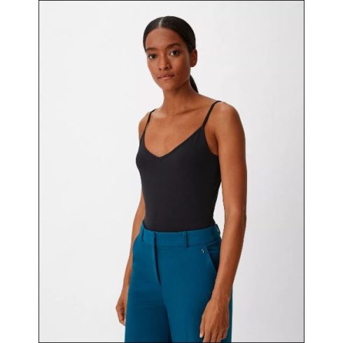 Comma, Női topp -Spagetti pántos-Slim Fit-Black