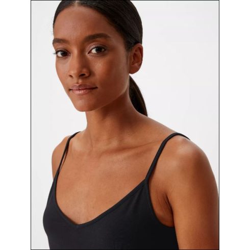 Comma, Női topp -Spagetti pántos-Slim Fit-Black
