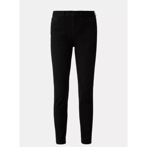 Comma Női-Skinny Fit-Mid Rise farmernadrág - Black