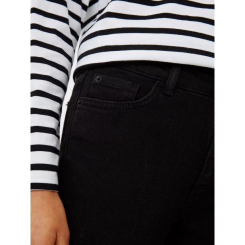 Comma Női-Skinny Fit-Mid Rise farmernadrág - Black