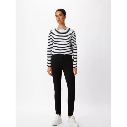 Comma Női-Skinny Fit-Mid Rise farmernadrág - Black