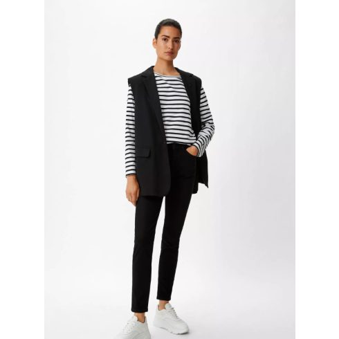 Comma Női-Skinny Fit-Mid Rise farmernadrág - Black