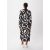Comma női ruha-Twill Dress With A Fabric Belt-Black