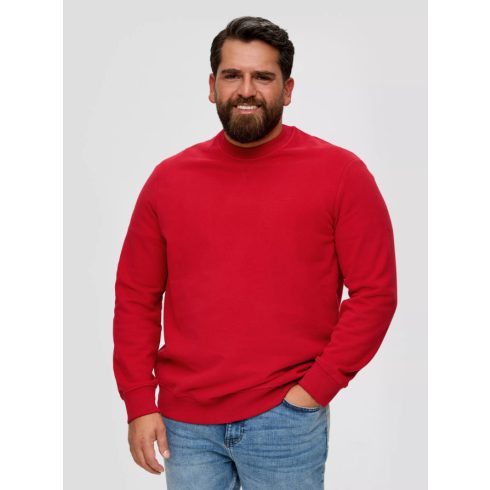 s.Oliver Big Size Férfi pulóver - Red Chilli