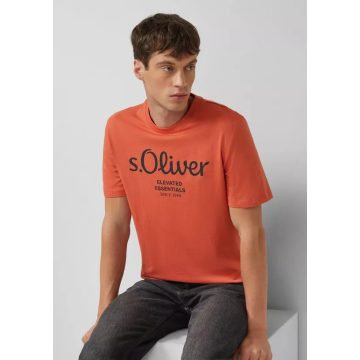 s.Oliver férfi póló-Dark orange
