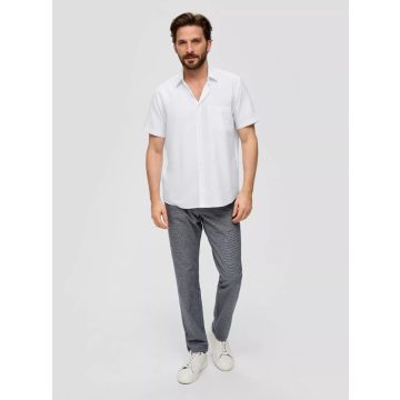 s.Oliver férfi  ing-Lyocell blend shirt-White