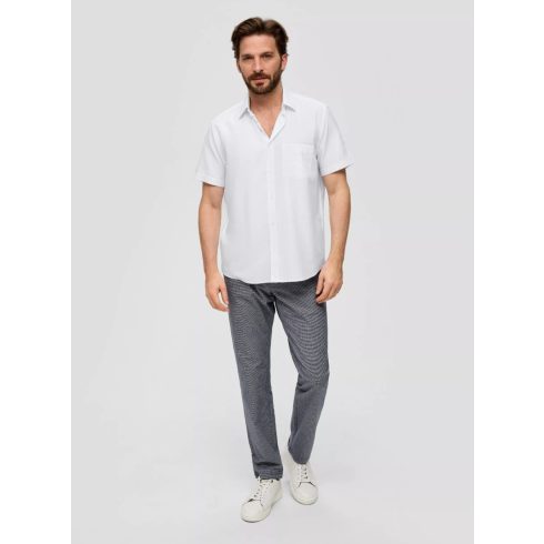 s.Oliver férfi  ing-Lyocell blend shirt-White