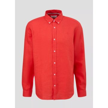 s.Oliver férfi ing-Linen Shirt-Red