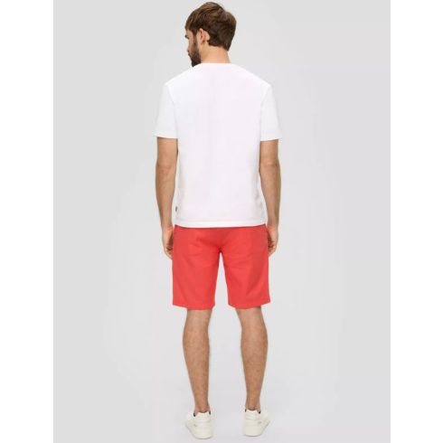 s.Oliver férfi bermuda Relaxed fit-Coral red