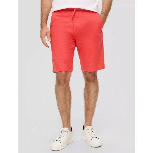 s.Oliver férfi bermuda Relaxed fit-Coral red