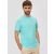 s.Oiver férfi póló-T-shirt with a logo print-Pale Turquoise