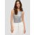 s Oliver női body-Body im Metallick-Look-Silver