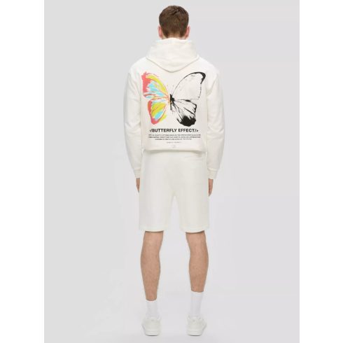 s.Oliver ferfi short-Sweat Shorts With drawstring waistbad-White